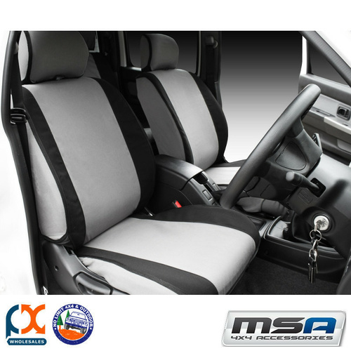 MSA SEAT COVERS FITS NISSAN NAVARA D22 COMPLETE FRONT & SECOND ROW SET - NN024CO