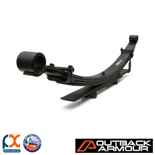 OUTBACK ARMOUR SUSPENSION KITS-REAR ADJ BYPASS-TRAIL FIT NISSAN NAVARA D22 1999+
