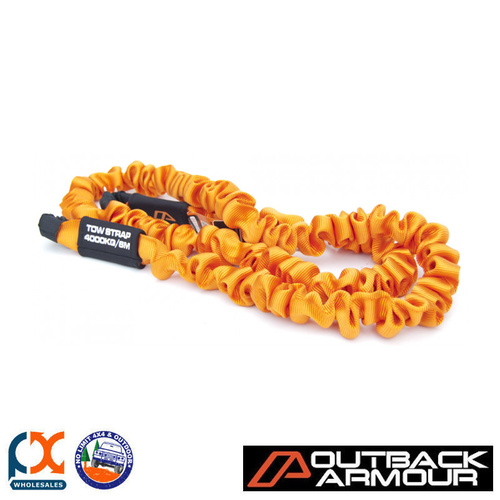 OUTBACK ARMOUR RECOVERY 4T/6M OFF-ROAD RECOIL TOW STRAP 