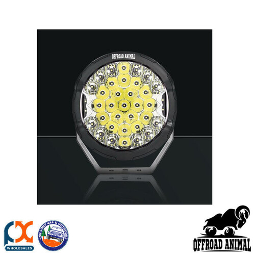 OFFROAD ANIMAL ASS KICKER 9" ROUND LED LIGHT WITH SIDE SHOOTER (PAIR)