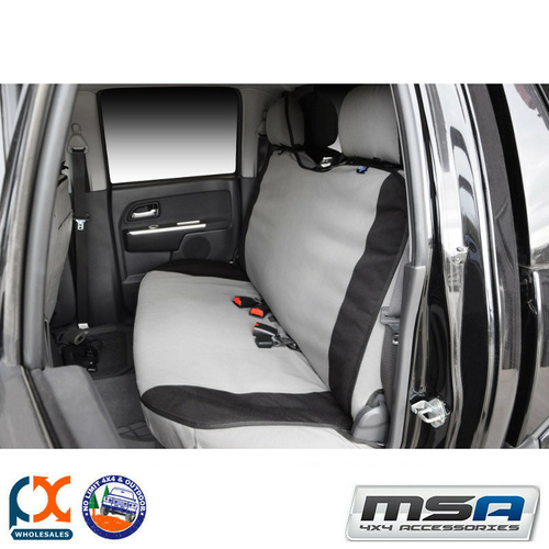 MSA SEAT COVERS FITS  HOLDEN COLORADO REAR FULL WIDTH BENCH - R04-HC