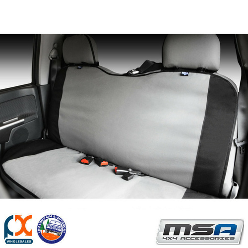 MSA SEAT COVERS FITS ISUZU DMAX REAR FULL WIDTH BENCH - R04-ID