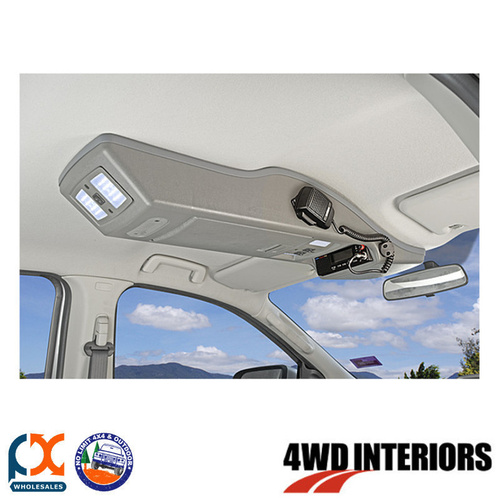OUTBACK 4WD INTERIORS ROOF CONSOLE - RANGER PX DUAL CAB 10/11-05/15