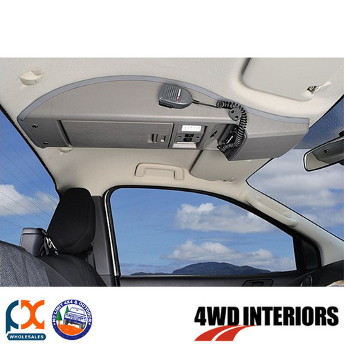 OUTBACK 4WD INTERIORS ROOF CONSOLE - BT-50 SINGLE CAB 10/11-ON