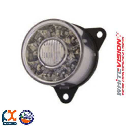 RD102SZZ-2-2-AA Rear Direction Indicator 55mm Round Clear 12V 0.5M - Box