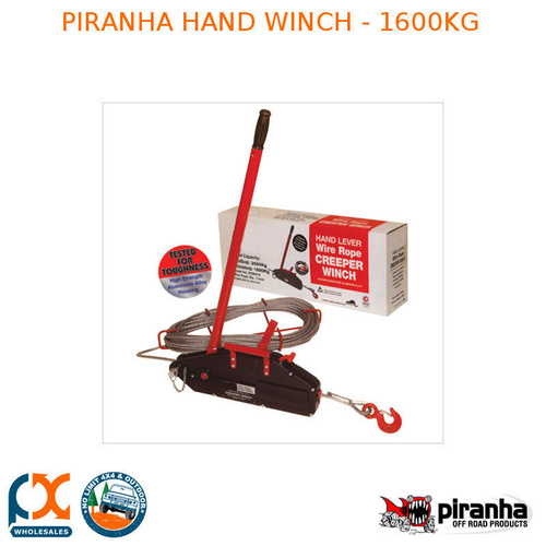 PIRANHA HAND WINCH - 1600KG
