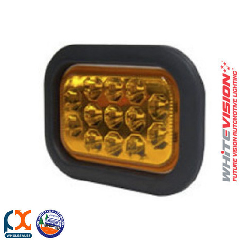 RL90DLED 90 Series Rear LED 9-33V Direction Indicator (Amber Lens) 0.4M