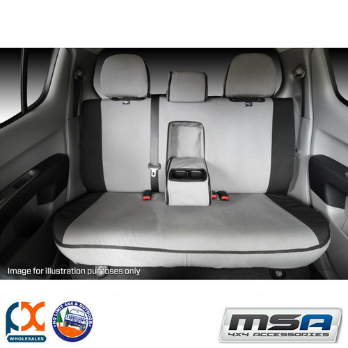 MSA SEAT COVERS FITS HOLDEN COLORADO REAR 60/40 SPLIT BENCH - RO12