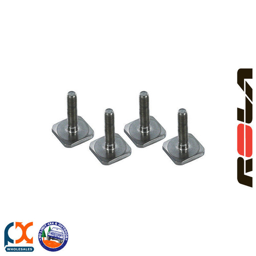 T-BOLT SET OF 4 M6 S/S FITS ROOF RACK-CARGO-SECURING ACCESSORIES