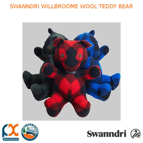 SWANNDRI WILLBROOME WOOL TEDDY BEAR