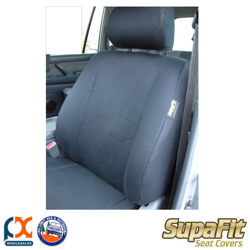 SUPAFIT DENIM FRONT MIDDLE & REAR SEAT COVERS FITS TOYOTA LANDCRUISER