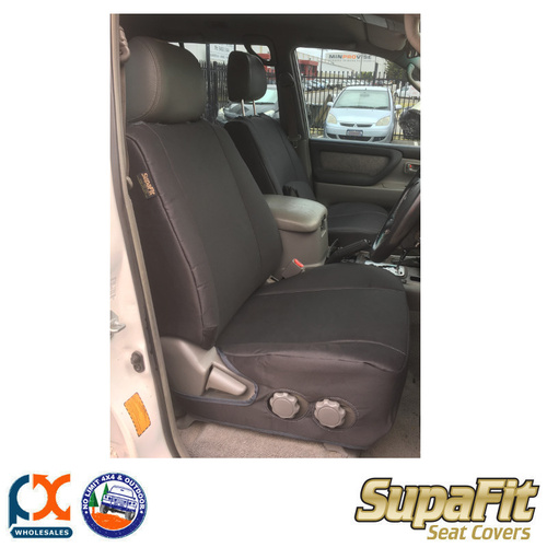 SUPAFIT CANVAS/DENIM FRONT MIDDLE&REAR SEAT COVERS FITS TOYOTA LANDCRUISER 100 S