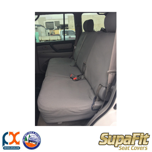 SUPAFIT CANVAS/DENIM FRONT MIDDLE&REAR SEAT COVER FITS TOYOTA LANDCRUISER 100 S