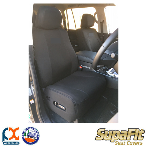 SUPAFIT DENIM FRONT MIDDLE & REAR SEAT COVERS FITS TOYOTA LANDCRUISER 200 SERIES