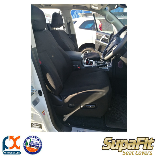 SUPAFIT DENIM FRONT & MIDDLE SEAT COVERS FITS TOYOTA LC 200 SERIES