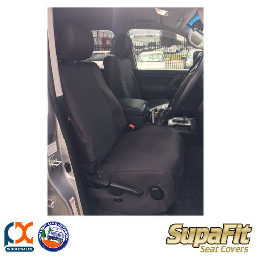 SUPAFIT CANVAS/DENIM FRONT & MIDDLE SEAT COVER FITS TOYOTA LANDCRUISER 200SERIES