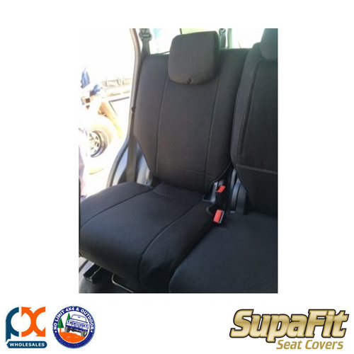 SUPAFIT CANVAS/DENIM MIDDLE ROW SEAT COVERS FITS FORD EVEREST