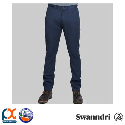 SWANNDRI MEN'S REVOLVER STRETCH COTTON CANVAS NAVY PANT [Colour: Navy] [Size: 82]
