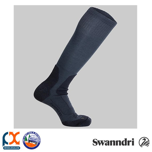 SWANNDRI TECHNICAL HIGH MERINO BLEND WOOL BOOT SOCKS