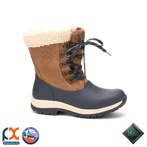 MUCK BOOT - WOMENS ARCTIC LACE MID OTTER-NAVY - 5