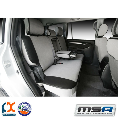 MSA SEAT COVERS FITS TOYOTA LANDCRUISER PRADO SECOND ROW 60/40 SPLIT INC - TLP09