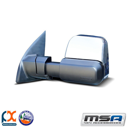 MSA 4X4 TOWING MIRROR FITS FORD EVEREST (CHROME) 2015-CURRENT