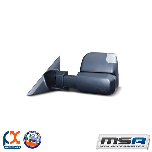 MSA 4X4 TOWING MIRROR FITS TOYOTA LCR LC200 SS (BLACK ELECTRIC INDICATORS) 07-C