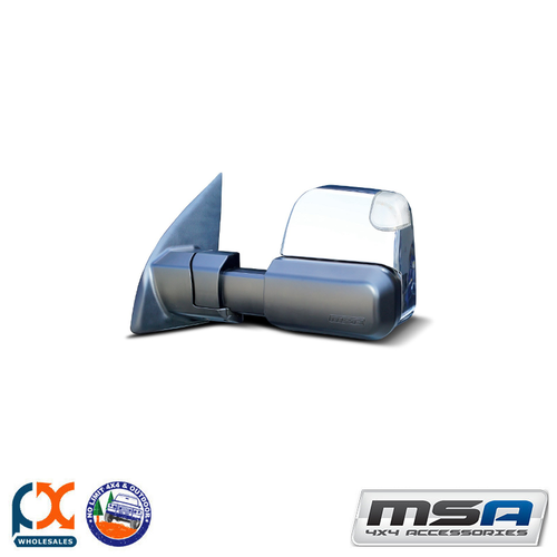 MSA4X4 TOWING MIRROR (CHROME HEATED ELECTRIC INDICATORS) FITS FORD RANGER12-C