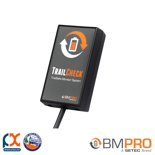 BMPRO TRAILER BREAKAWAY SYSTEMS - TRAILCHECK TRAILER BATTERY MONITOR SYSTEM