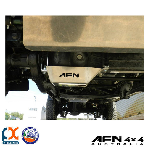 AFN FITS TOYOTA LANDCRUISER 70SS UNDERBODY FRONT DIFF PROTECTION PLATE-ALUMINIUM