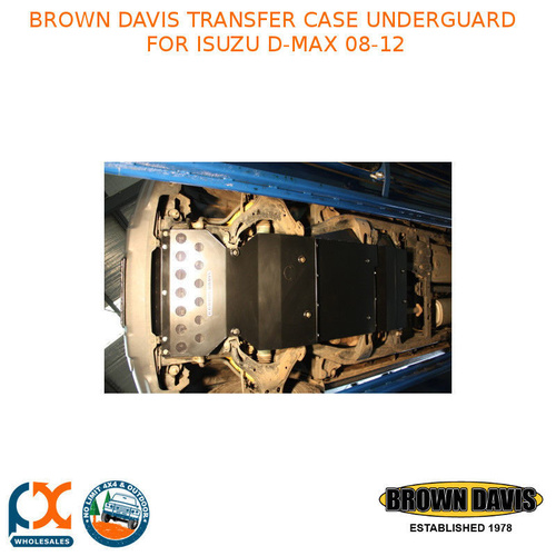 BROWN DAVIS TRANSFER CASE UNDERGUARD FITS ISUZU D-MAX 08-12 - UGHC08T2