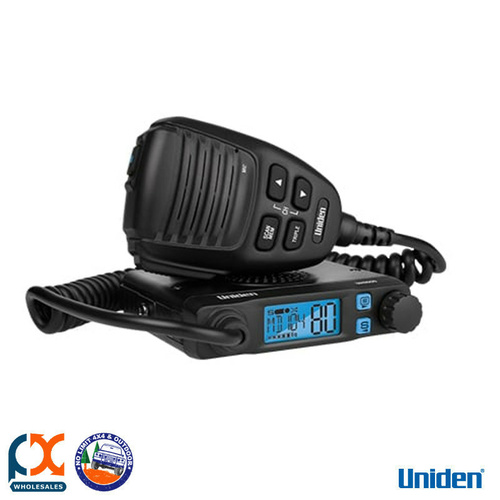 UNIDEN 12/24V MINI COMPACT UHF + SCANNER