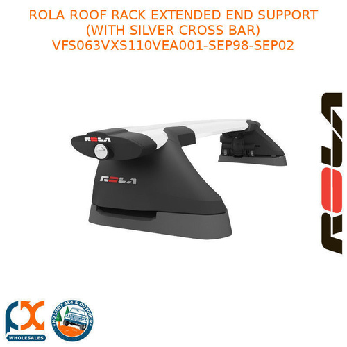 ROLA ROOF RACK SET FOR FITS FORD FALCON AU SEP 1998 SEP 2002 5D WAGON (SILVER) nl