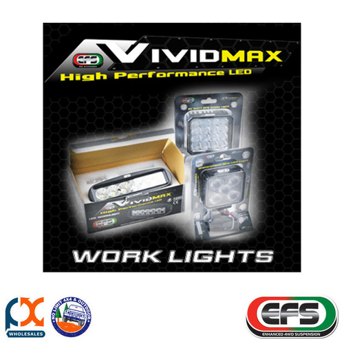 EFS VIVIDMAX HIGH PERFORMANCE LED 6” OVAL 18W LED WORK LIGHT