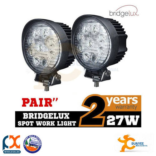SUNYEE 2x PENCIL 27W BRIDGELUX LED WORK LIGHT LAMP TRUCK SPOT OFFROAD