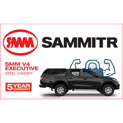 SAMMITR STEEL V4 CANOPY FITS ISUZU DMAX LIFT UP ALL COLOURS AVAILABLE SMM