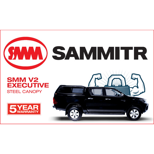 SAMMITR STEEL V2 CANOPY FITS FORD RANGER PX MK1 & MK2 ALL COLOURS AVAILABLE SMM